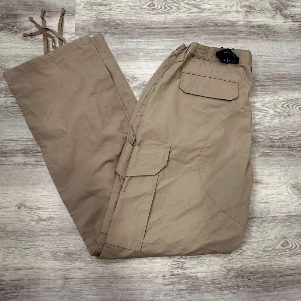 LAPG Operator Tactical Cargo Pants Adjustable Waist Beige‎ Women's Size 16 Long